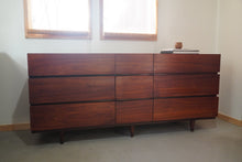 Load image into Gallery viewer, Mid century modern American of Martinsville wood dresser credenza