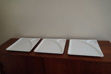 Load image into Gallery viewer, Swid Powell Square Luncheon Plate White Matte Stoneware