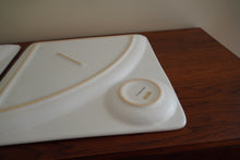 Load image into Gallery viewer, Swid Powell Square Luncheon Plate White Matte Stoneware