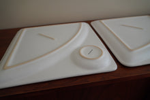 Load image into Gallery viewer, Swid Powell Square Luncheon Plate White Matte Stoneware