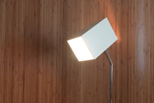 Load image into Gallery viewer, 1960s white Robert Sonneman for Kovacs Cube floor lamp
