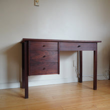 Load image into Gallery viewer, Mid Century Modern wood desk with drawers