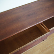 Load image into Gallery viewer, Mid Century Modern wood 6 drawer dresser credenza
