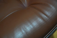Load image into Gallery viewer, Charles Pollock Executive Desk Chairs for Knoll in brown Cognac Leather