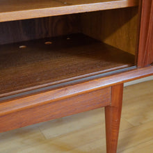 Load image into Gallery viewer, Mid Century Modern Bernhard Pedersen & son BPSM tambour door credenza with hutch