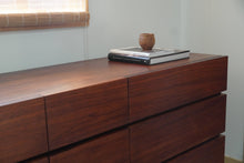 Load image into Gallery viewer, Mid century modern American of Martinsville wood dresser credenza
