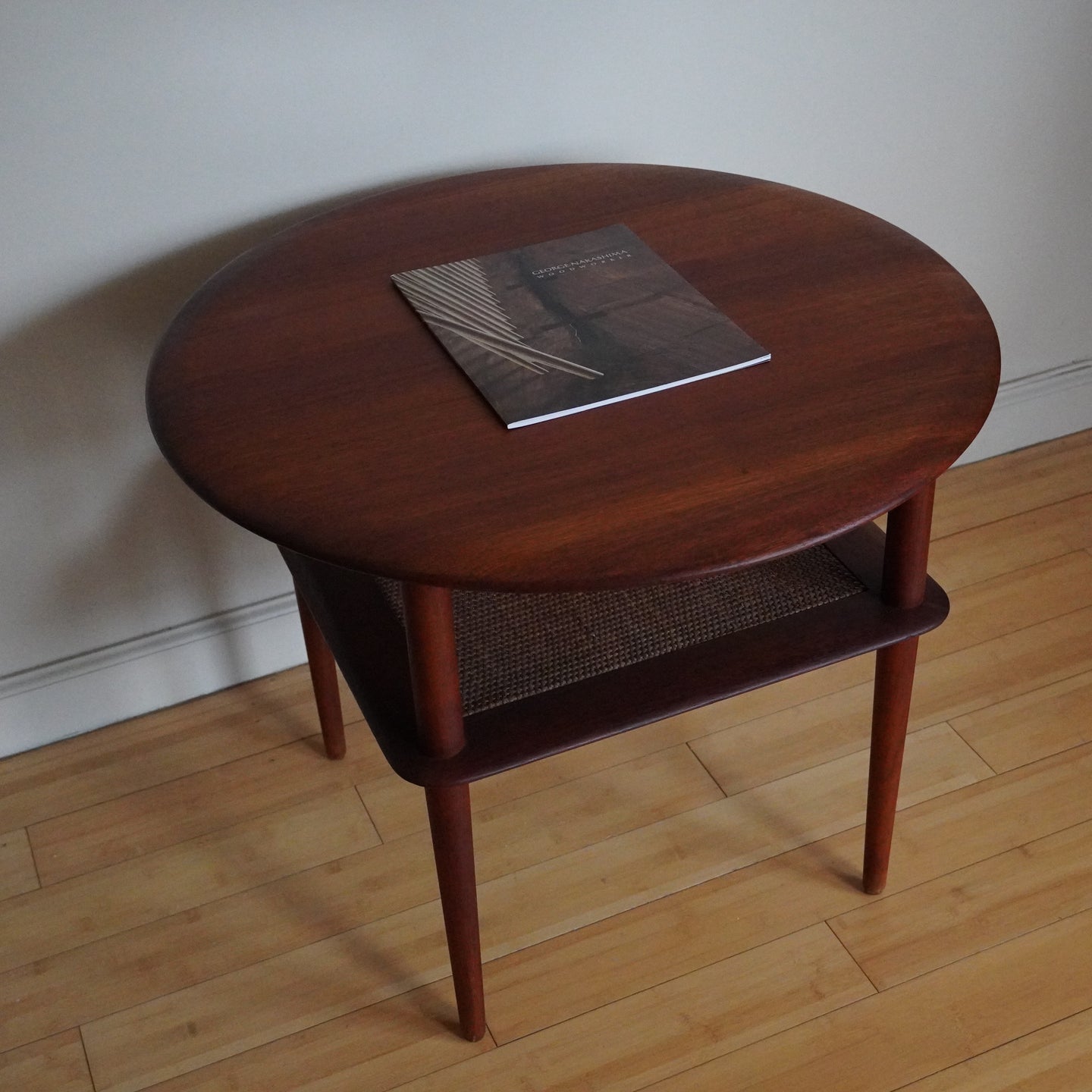 Mid century modern Peter Hvidt and Orla Mølgaard Teak Side/ coffee Table for France and Daverkosen