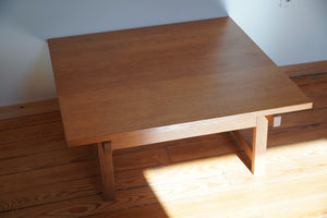 Mid Century Japanese style Oak coffee Table by Hans J. Wegner for Andreas Tuck, 1960s