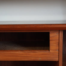 Load image into Gallery viewer, Mid Century Modern Bernhard Pedersen &amp; son BPSM tambour door credenza with hutch
