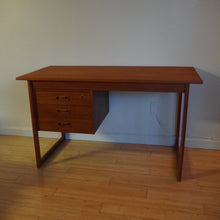 Load image into Gallery viewer, Vintage mid century modern teak desk
