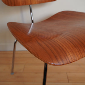 Herman Miller Eames DCM wood grain chair