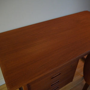 Vintage mid century modern teak desk