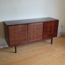 Load image into Gallery viewer, Mid Century Modern Jack Cartwright Founders Wood Cane drawer credenza
