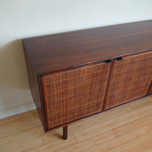 Load image into Gallery viewer, Mid Century Modern Jack Cartwright Founders Wood Cane drawer credenza
