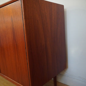 Mid century modern teak small credenza dresser