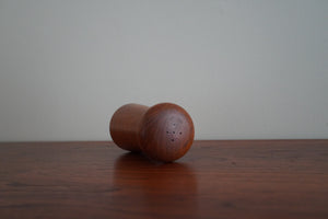 Vintage Teak Mushroom Salt Shaker