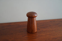 Load image into Gallery viewer, Vintage Teak Mushroom Salt Shaker
