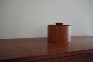 Mid century wood teak containers