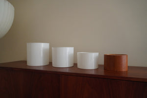 Wood teak container liners