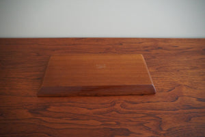 Vintage mcm wood teak tray Thailand