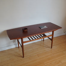 Load image into Gallery viewer, Mid Century Modern Danish Teak coffee table
