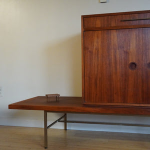 Mid Century Modern Robert Cika bar cabinet with table – Andrea Duque ...