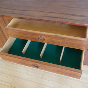 Mid Century Modern Danish teak wood credenza sideboard