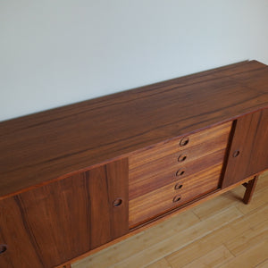 Mid Century Modern Danish teak wood credenza sideboard