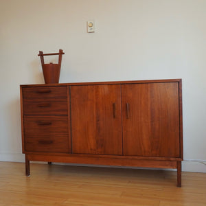 Midcentury American Modern Walnut Sideboard or Dresser by Richard Artschwager