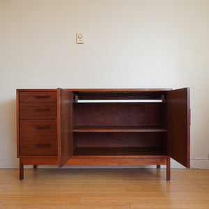 Midcentury American Modern Walnut Sideboard or Dresser by Richard Artschwager