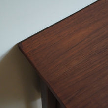 Load image into Gallery viewer, Mid Century Modern wood desk with drawers
