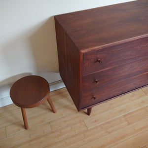 Mid Century Modern wood 6 drawer dresser credenza