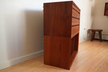 Load image into Gallery viewer, Cado Poul Cadovius wall unit record bookshelf cabinet
