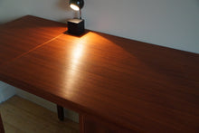 Load image into Gallery viewer, Mid Century Modern Denmark teak drop leaf desk
