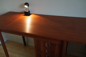 Mid Century Modern Denmark teak drop leaf desk