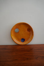 Load image into Gallery viewer, Ceramic R. Wood 2001 ceramic small mustard saucer plate
