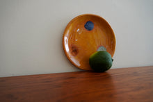 Load image into Gallery viewer, Ceramic R. Wood 2001 ceramic small mustard saucer plate
