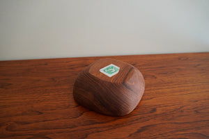 Vintage small teak wood bowl