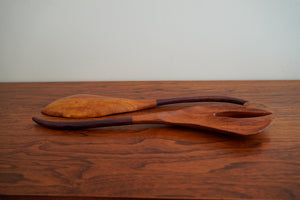 Vintage mid century salad tongs