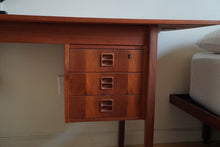 Load image into Gallery viewer, Mid Century Modern Denmark teak drop leaf desk
