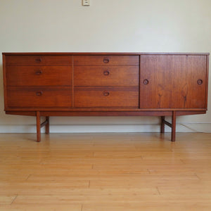 Mid Century Modern Yngve Ekstrom for Dux Teak 1960s Credenza