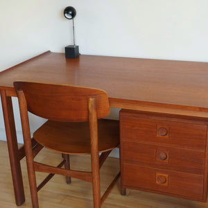 H.P. Hansen Mid Century Modern Danish teak desk