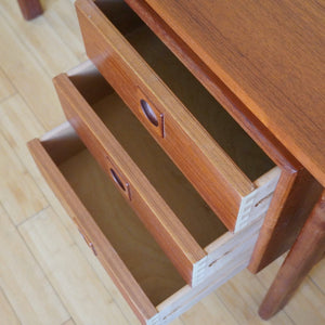 H.P. Hansen Mid Century Modern Danish teak desk